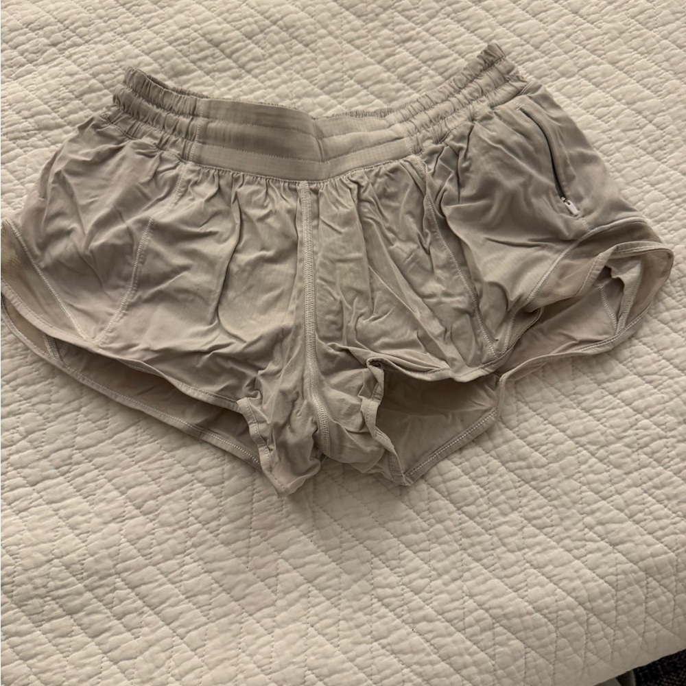 Lululemon Athletica White Hotty Hot Shorts